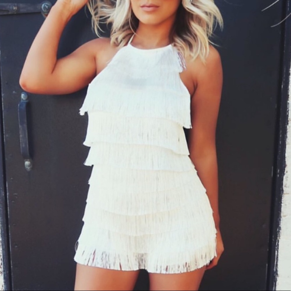 Fringe romper